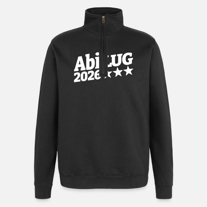 Départ d’Abi 2026 Star Trail | Commencez - Sweat à zip 1/4 - noir