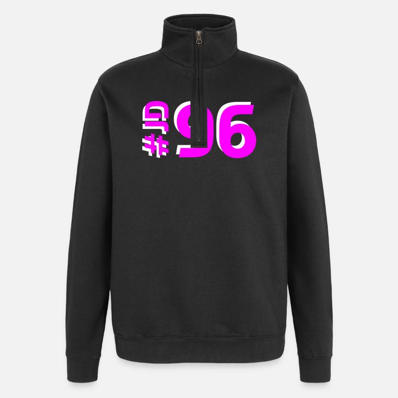 JD96 - Quarter-Zip Sweatshirt - black
