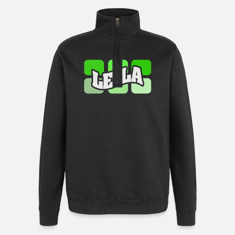 Lejla - Sweat à zip 1/4 - noir