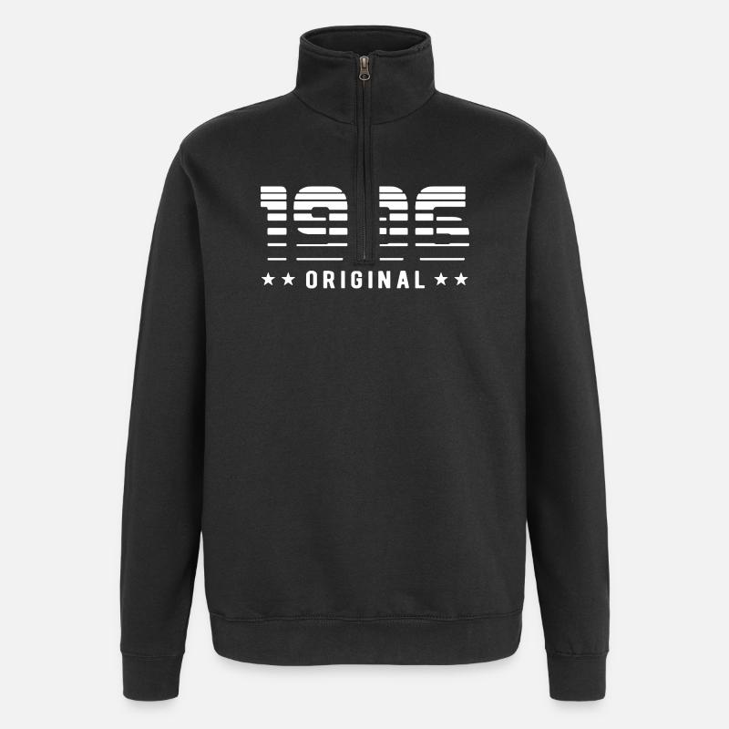 1996 Original Retrodesign | Birthday - Quarter-Zip Sweatshirt - black