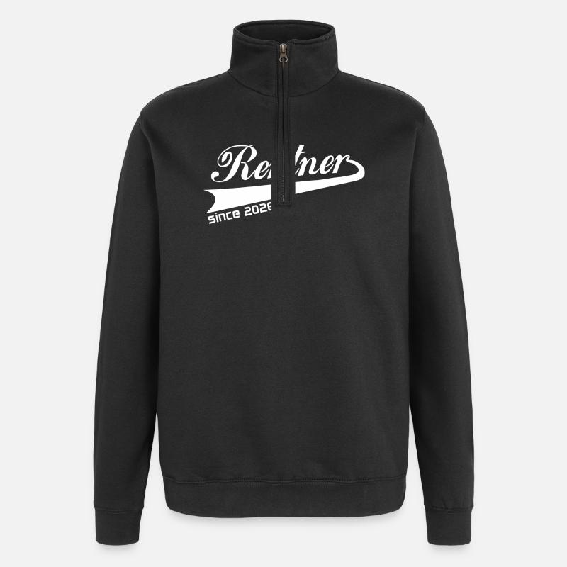 T-shirt Retraité retraité 2026, bonnet - Sweat à zip 1/4 - noir
