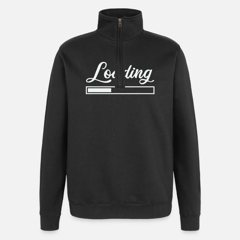 Loading - Quarter-Zip Sweatshirt - black