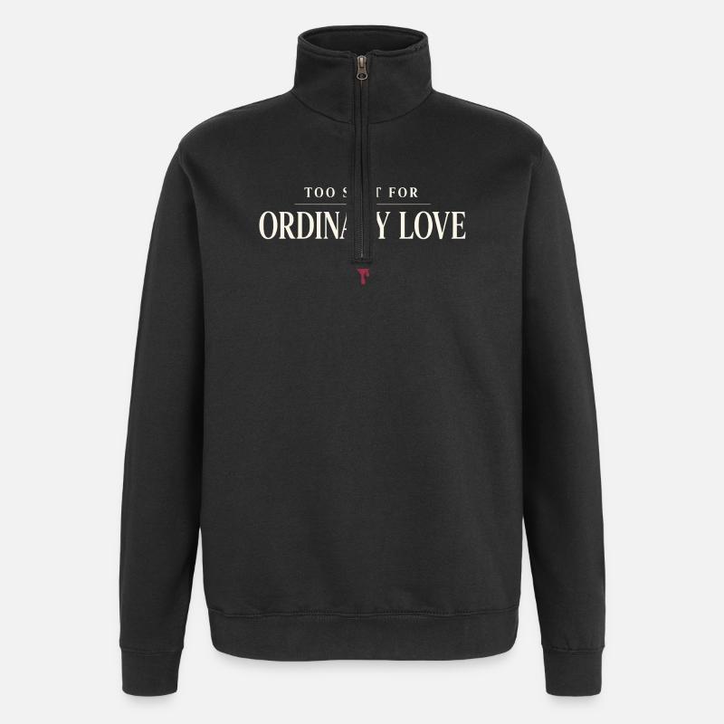 Vampiric Romantic Romance Goth Dark - Quarter-Zip Sweatshirt - black