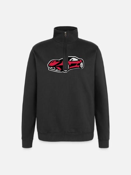 ferari - Quarter-Zip-Sweatshirt - Schwarz