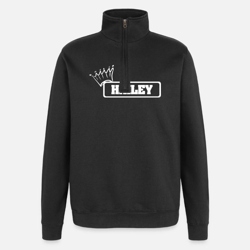 Kroenchen Hailey - Quarter-Zip Sweatshirt - black