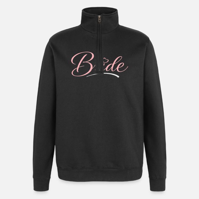Mariée - Sweat à zip 1/4 - noir