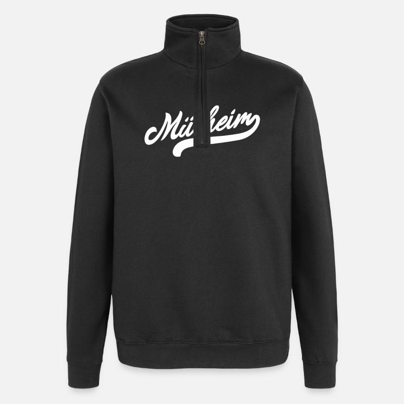 Mülheim Retro - Quarter-Zip Sweatshirt - black