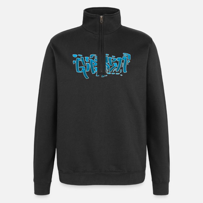 Verser - Sweat à zip 1/4 - noir