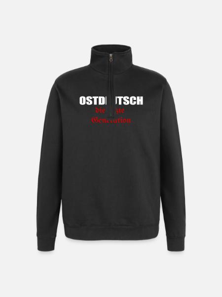 East German the last generation - Quarter-Zip Sweatshirt - black