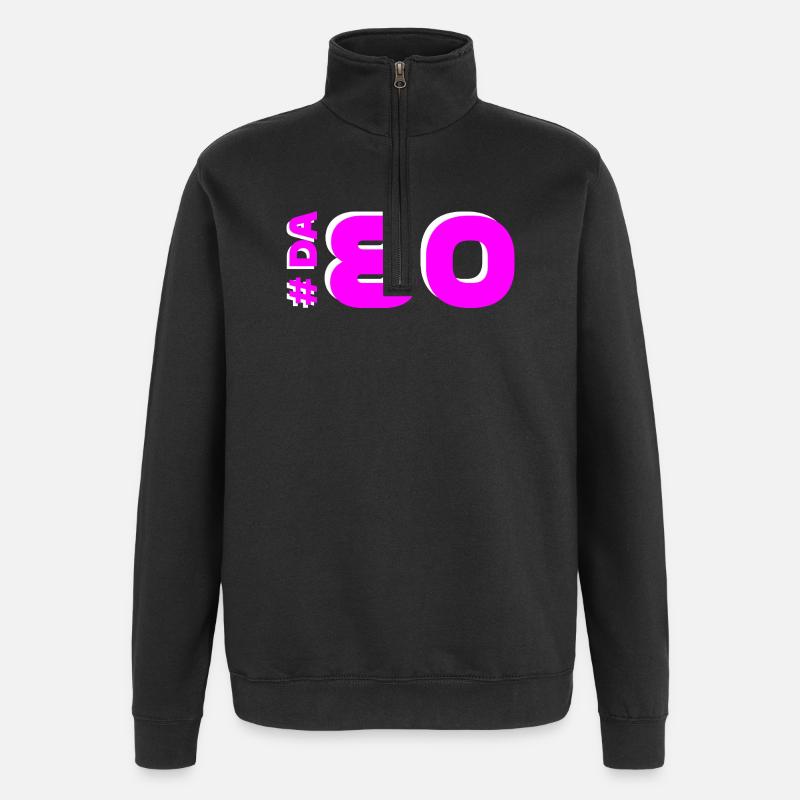 DA80 - Quarter-Zip Sweatshirt - black