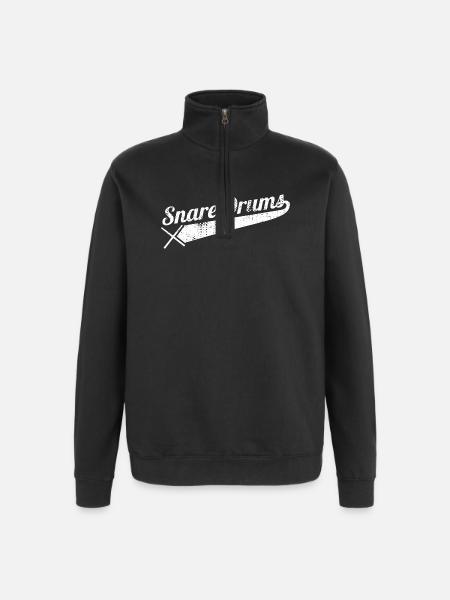 Side drum - Quarter-Zip Sweatshirt - black