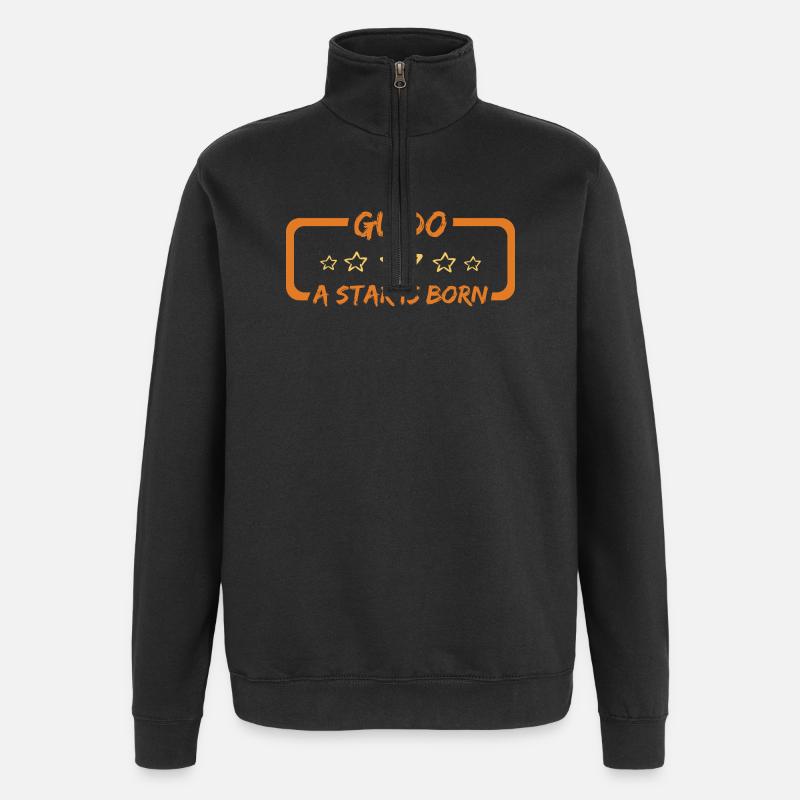 Geschenk Guido - Quarter-Zip-Sweatshirt - Schwarz