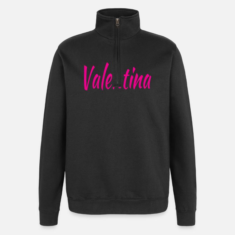 Valentina - Sweat à zip 1/4 - noir