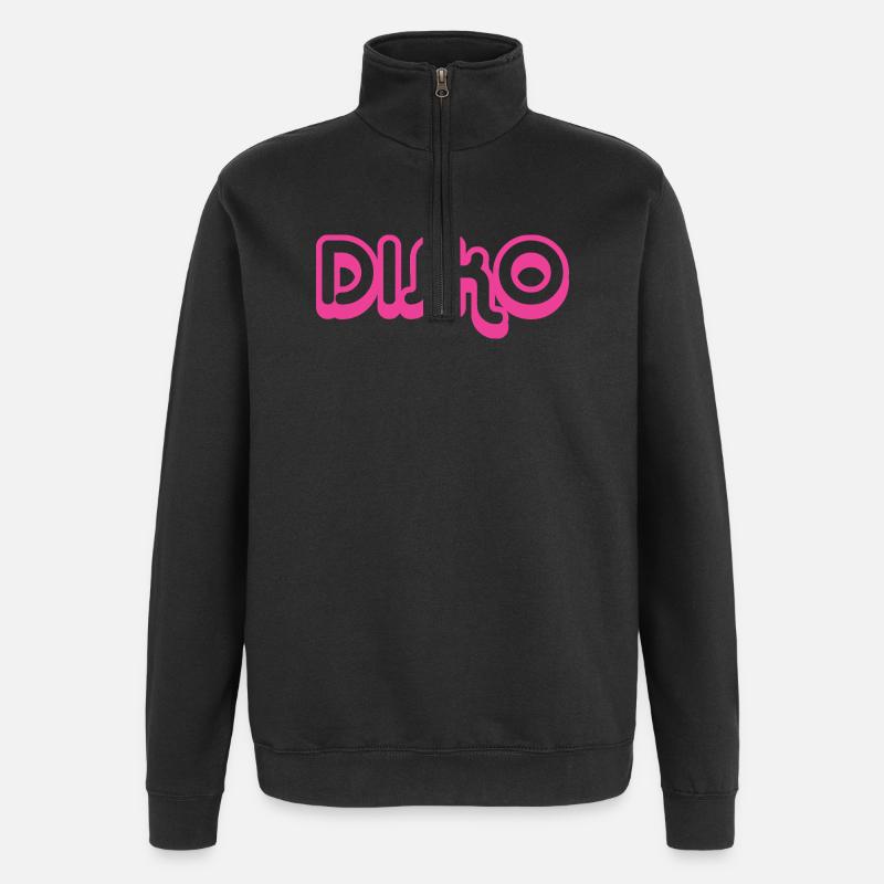 DISCO Nicki - Quarter-Zip Sweatshirt - black