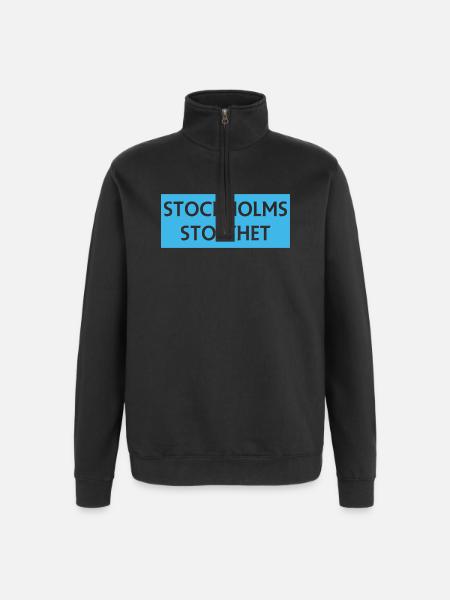 Stockholm Pride - Quarter-Zip Sweatshirt - black