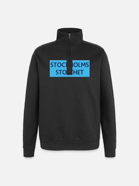 Stockholm Pride - Quarter-Zip Sweatshirt - black