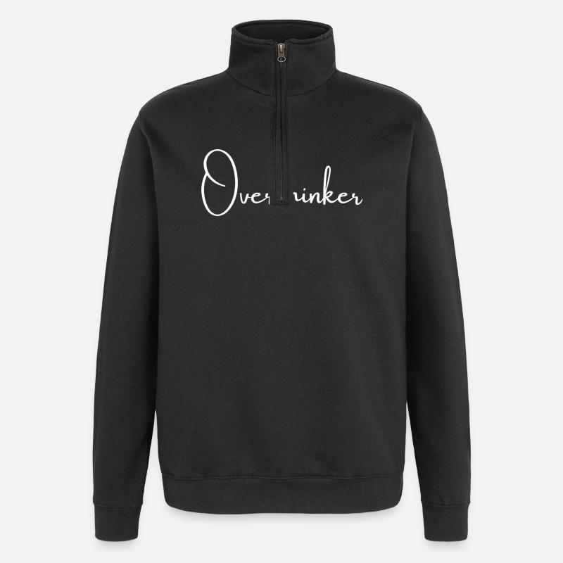 Réfléchisseur excessif | Réflexions sur Greysoul - Sweat à zip 1/4 - noir