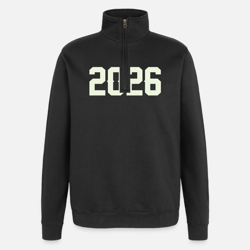 2026 - Quarter-Zip Sweatshirt - black
