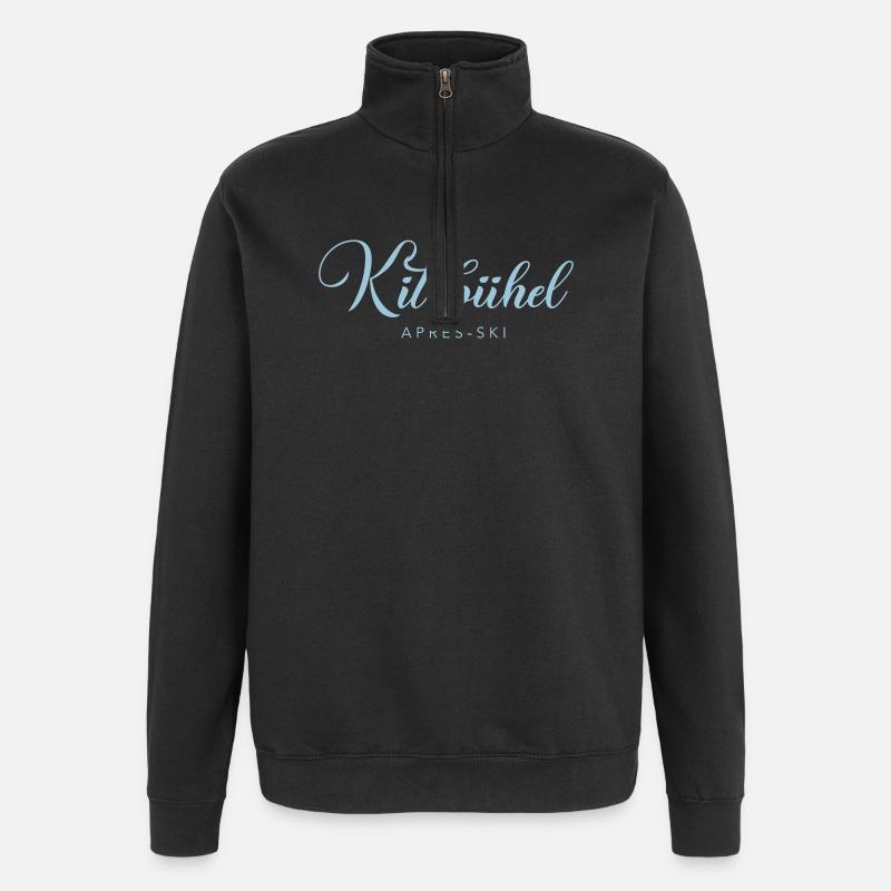 KITZBÜHEL Apres-Ski Austria Österreich - Sweat à zip 1/4 - noir