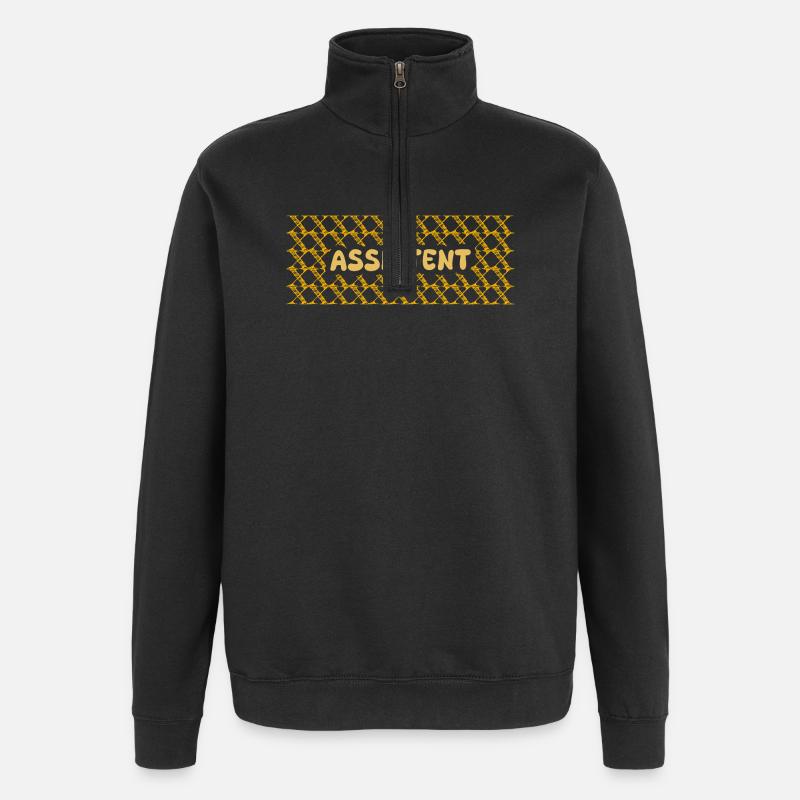 Assistant d’emploi - Sweat à zip 1/4 - noir
