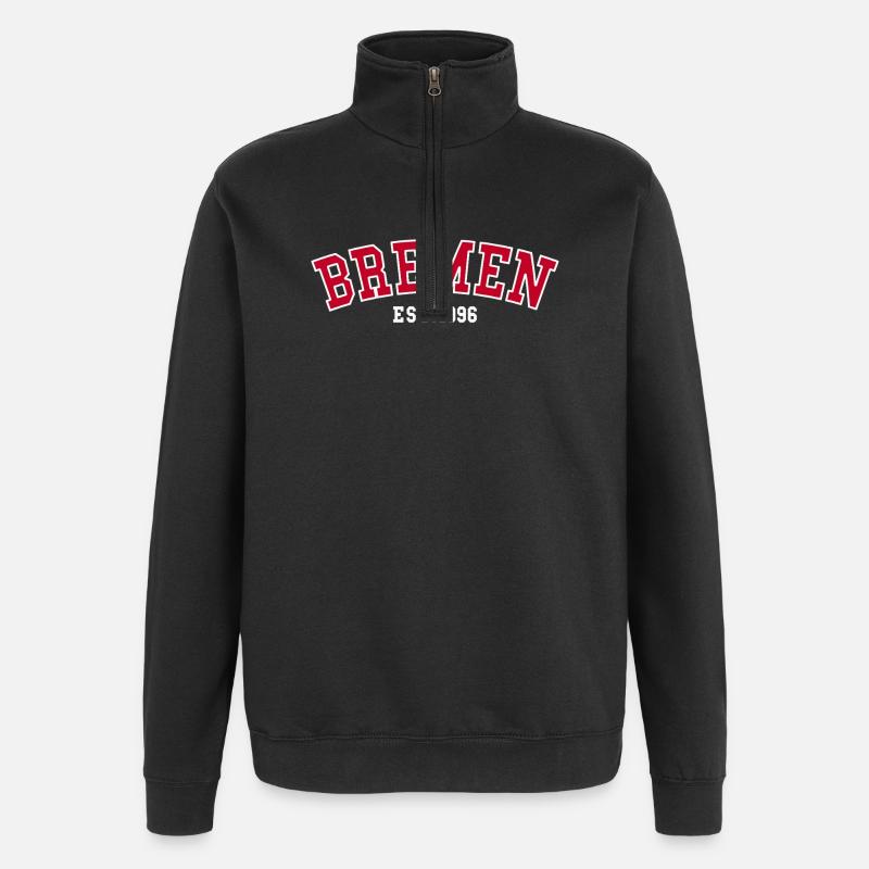 Bremen Est. 1996 - Quarter-Zip Sweatshirt - black