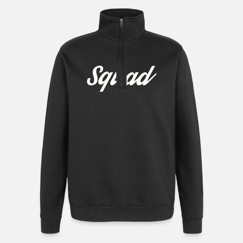 Squad - Quarter-Zip Sweatshirt - black