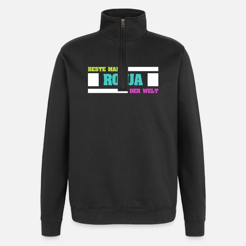 Mère Ronja - Sweat à zip 1/4 - noir