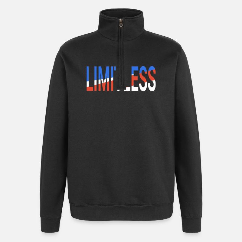 Illimité - Sweat à zip 1/4 - noir