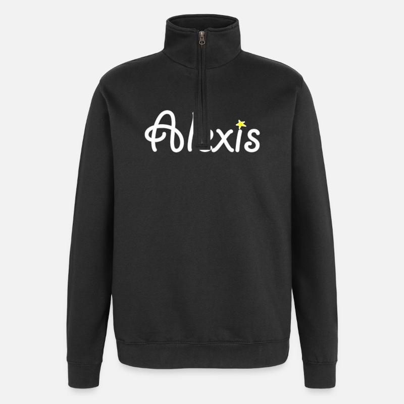 Alexis - Sweat à zip 1/4 - noir