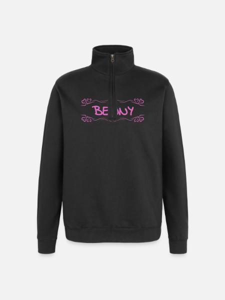 Gift for Benny - Quarter-Zip Sweatshirt - black