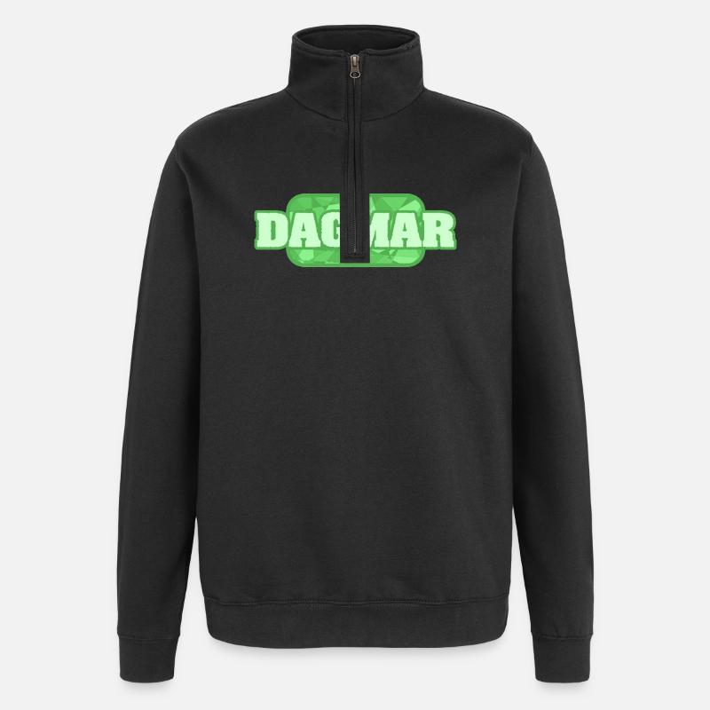 Dagmar - Sweat à zip 1/4 - noir