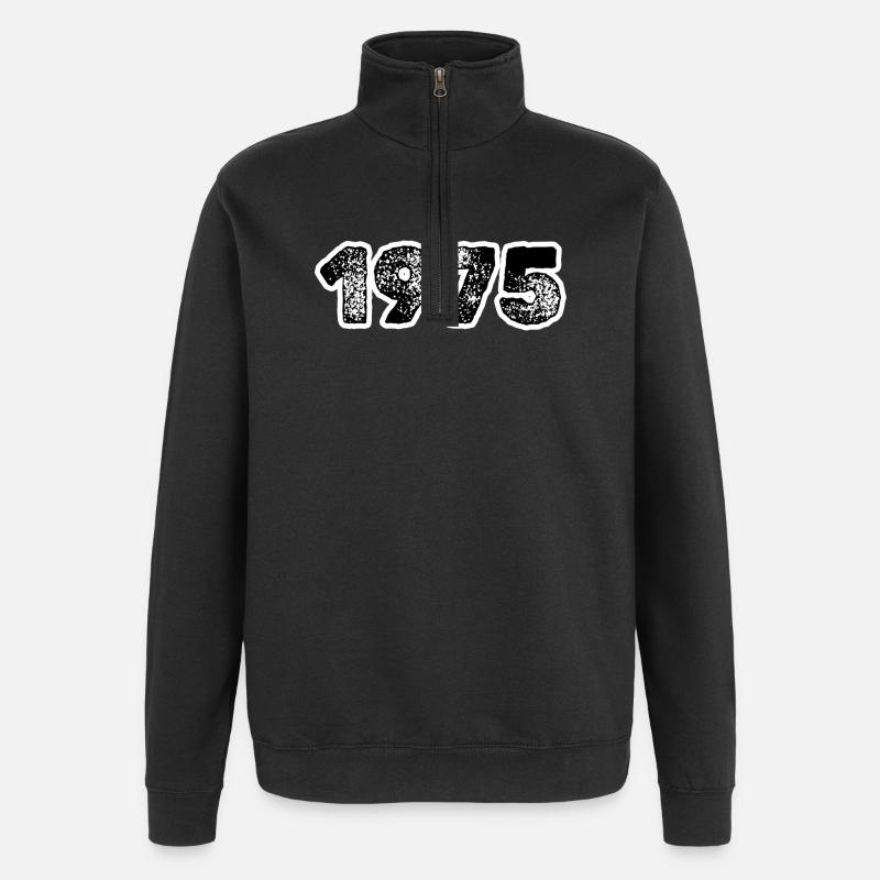 1975 - Quarter-Zip Sweatshirt - black