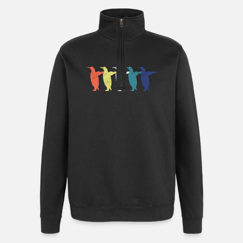 Penguin Penguins - Quarter-Zip Sweatshirt - black