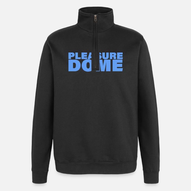 DOME DE PLAISIR - Sweat à zip 1/4 - noir