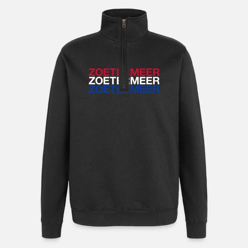 ZOETERMEER Netherlands Netherlands Flag - Quarter-Zip Sweatshirt - black
