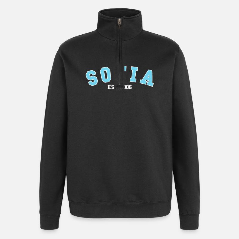 Sofia Est. 2006 - Quarter-Zip Sweatshirt - black