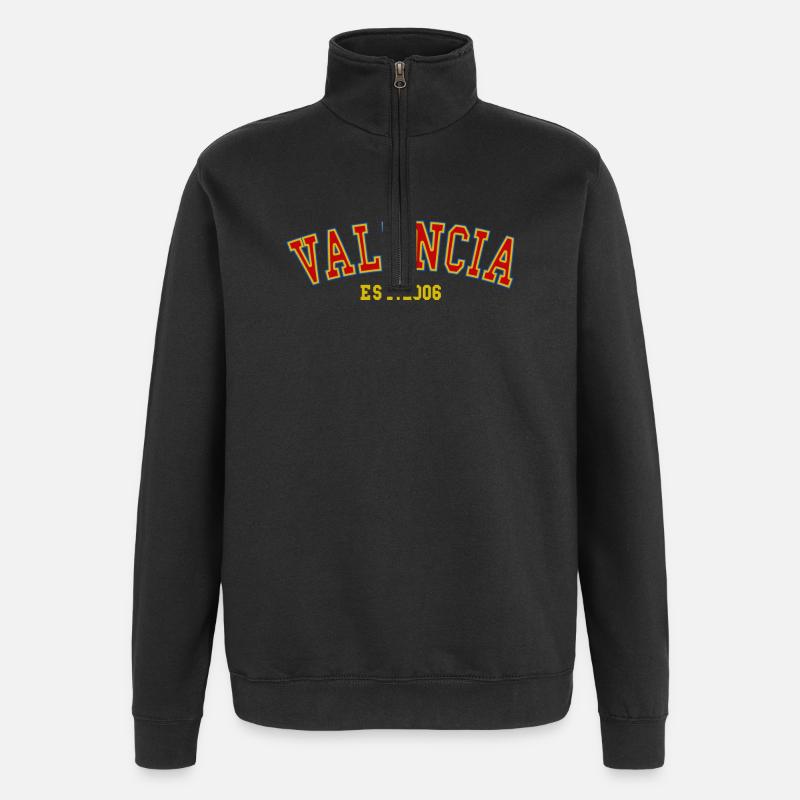 Valencia Est. 2006 - Quarter-Zip Sweatshirt - black