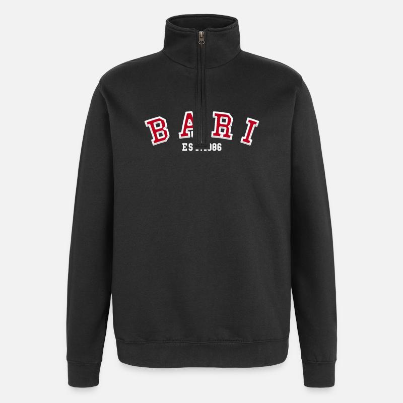Bari Est 1986 - Quarter-Zip Sweatshirt - black