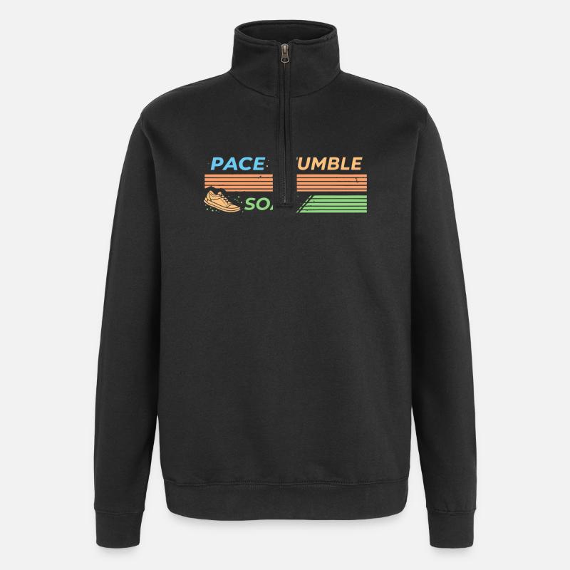 PACE STUMBLE SOAR - Sweat à zip 1/4 - noir