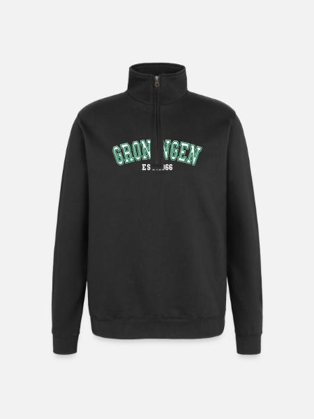 Groningen Est. 1966 - Quarter-Zip Sweatshirt - black