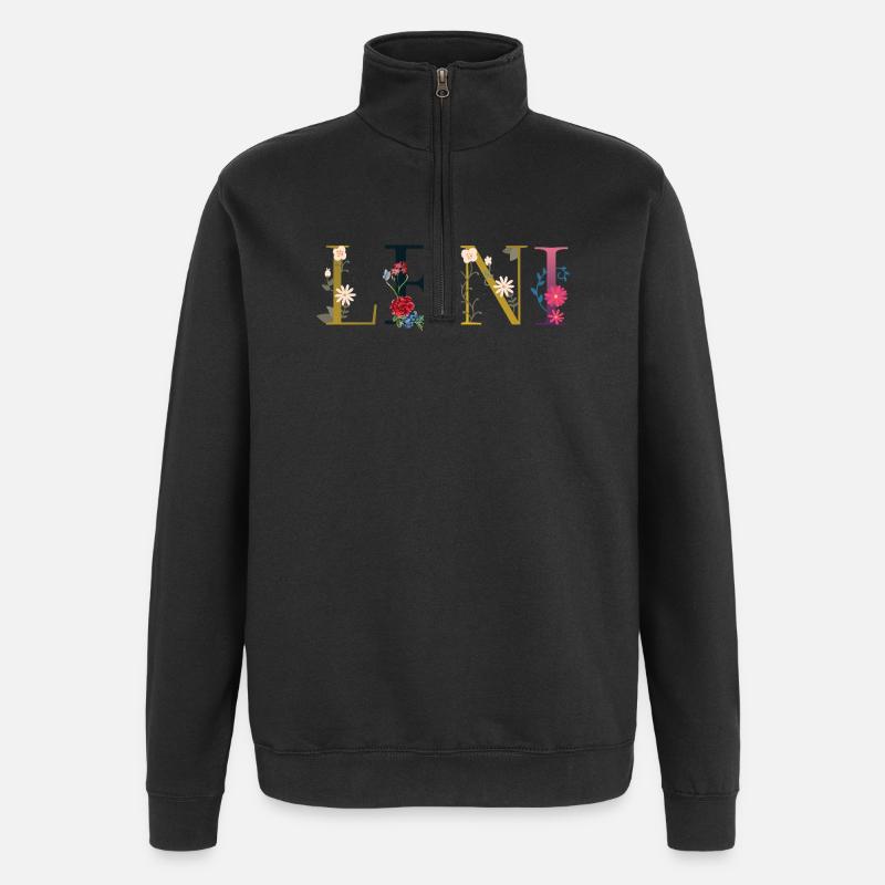 Leni - Bluza z zamkiem 1/4 - czarny