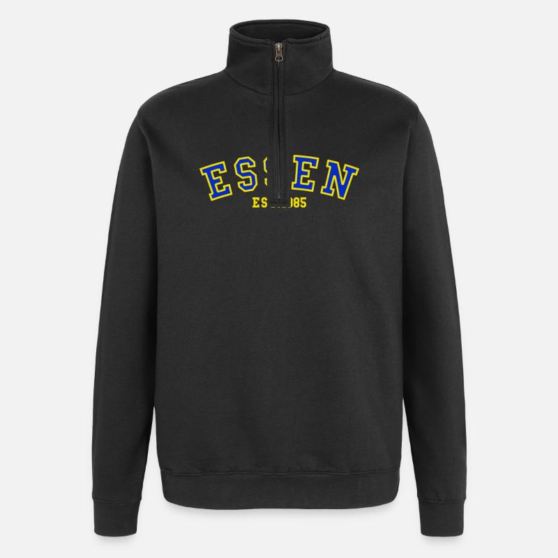 Essen Est. 1985 - Sweat à zip 1/4 - noir