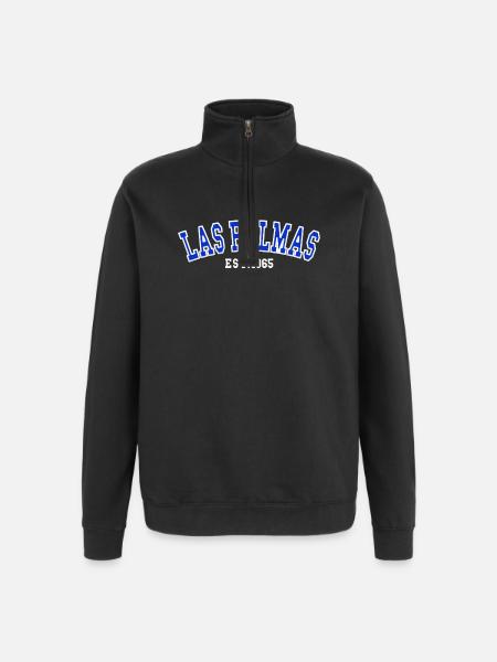 Las Palmas Est. 1965 - Quarter-Zip Sweatshirt - black