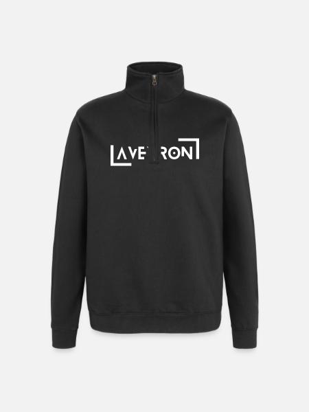 Aveyron T-Shirt Humour Gift - Quarter-Zip Sweatshirt - black