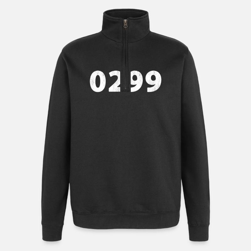 0299 Alkmaar Edam Purmerend Volendam Beemster - Quarter-Zip-Sweatshirt - Schwarz