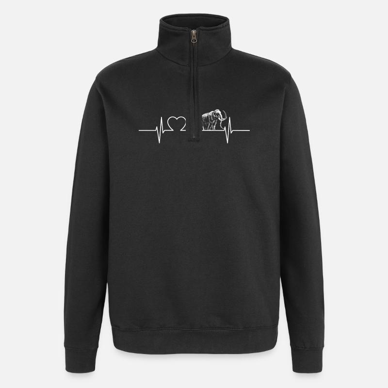 Mammuts Mammut - Quarter-Zip-Sweatshirt - Schwarz