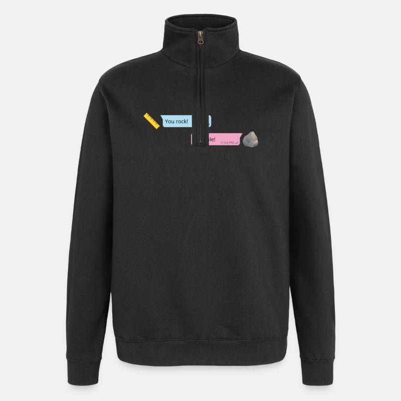 Rock & Rule - Sweat à zip 1/4 - noir