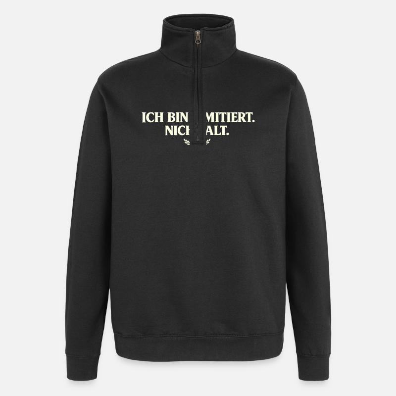 I'm limited, not old - Quarter-Zip Sweatshirt - black