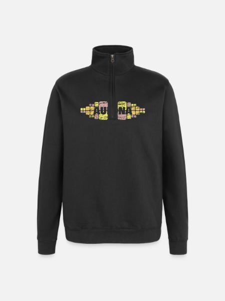 Gift for Aulona - Quarter-Zip Sweatshirt - black
