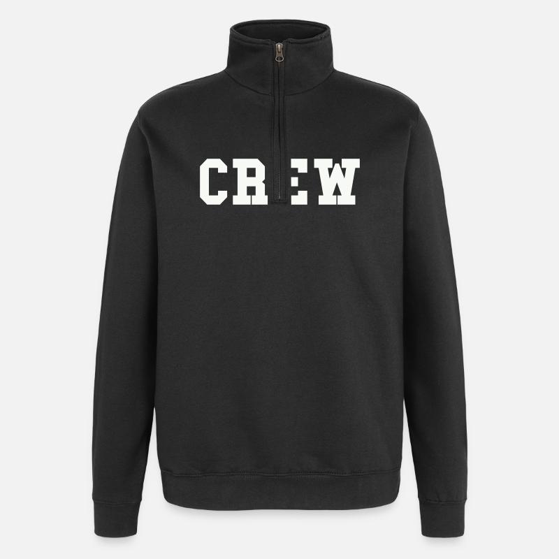 crew - Quarter-Zip Sweatshirt - black